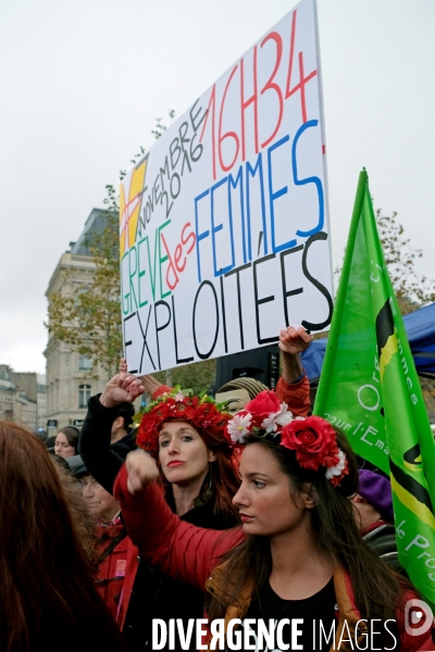7Novembre16h34,les femmes appelees a quitter leur travail pour protester contre l ecart des salaires entre les femmes et les hommes
