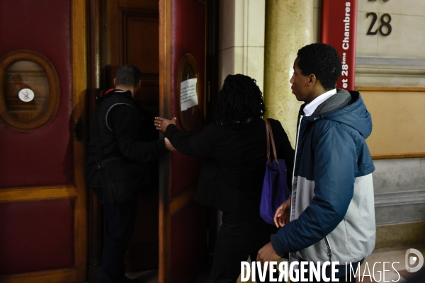 Procès des violences policières du lycée Bergson.