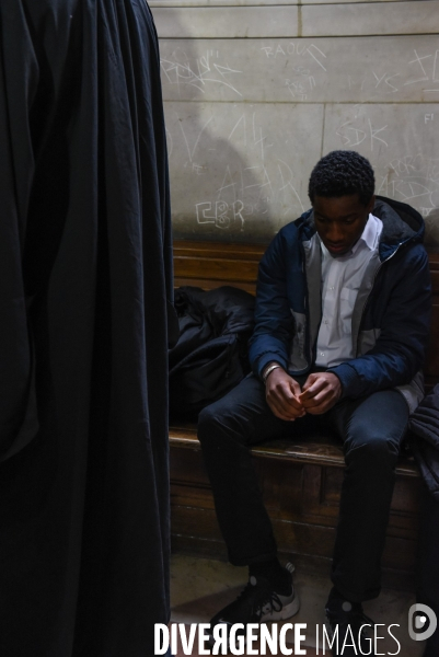 Procès des violences policières du lycée Bergson.