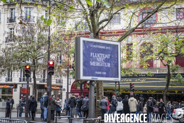 13-Novembre, Hommage aux victimes des attentats, un an après