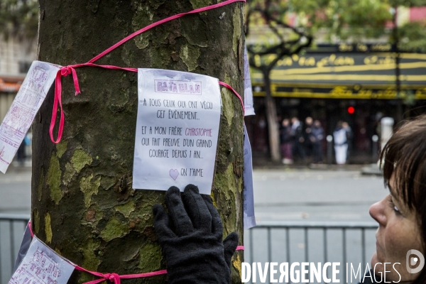 13-Novembre, Hommage aux victimes des attentats, un an après