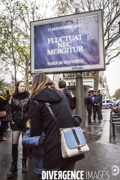 13-Novembre, Hommage aux victimes des attentats, un an après