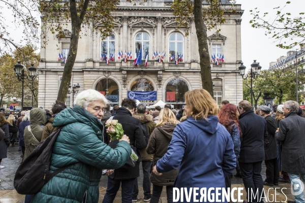 13-Novembre, Hommage aux victimes des attentats, un an après