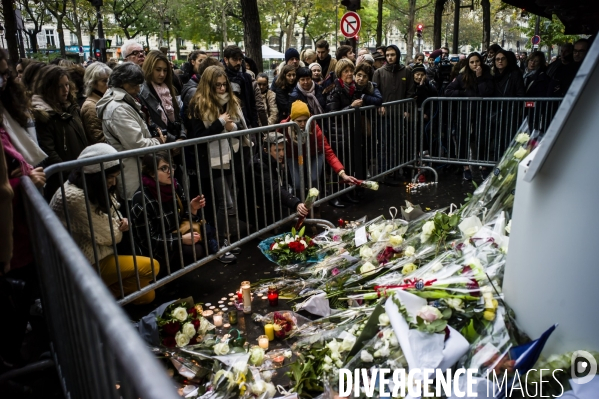 Premier anniversaire des attentats du 13 novembre.