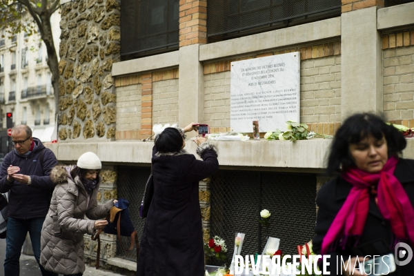 Premier anniversaire des attentats du 13 novembre.