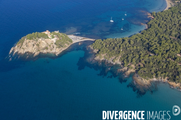 Vue aérienne du Var