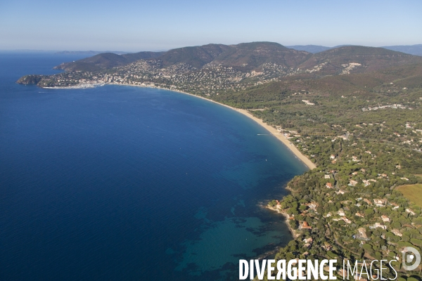 Vue aérienne du Var