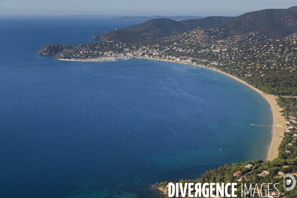 Vue aérienne du Var