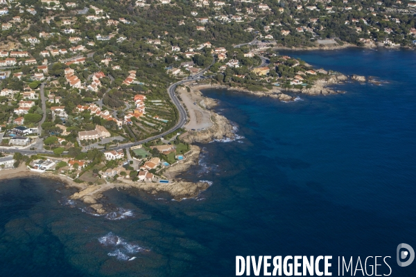 Vue aérienne du Var