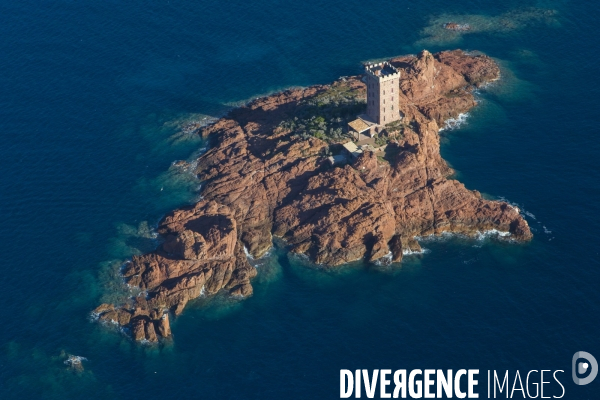 Vue aérienne du Var