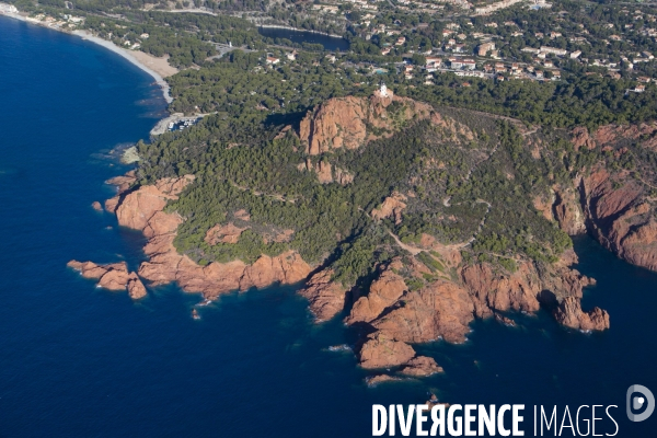 Vue aérienne du Var