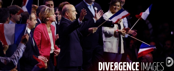 Alain Juppé / Grand meeting régional au Zénith de Paris