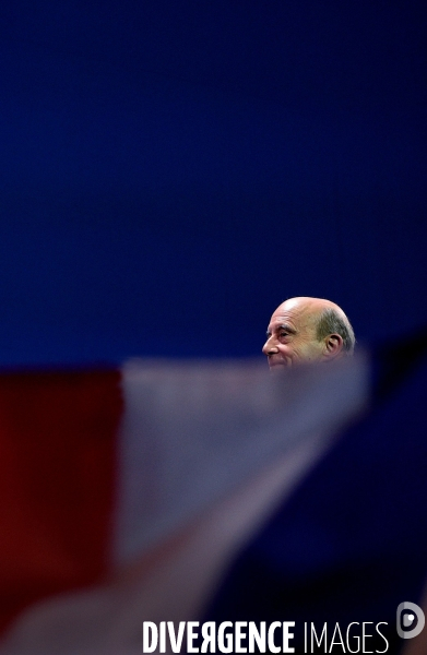 Alain Juppé / Grand meeting régional au Zénith de Paris