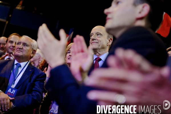 Alain Juppé / Grand meeting régional au Zénith de Paris