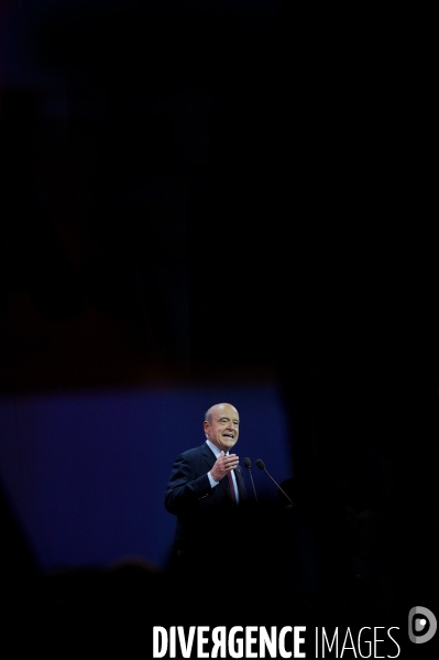 Alain Juppé / Grand meeting régional au Zénith de Paris