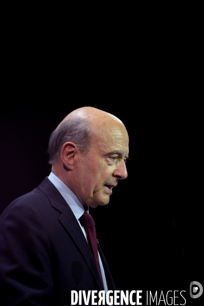 Alain Juppé / Grand meeting régional au Zénith de Paris