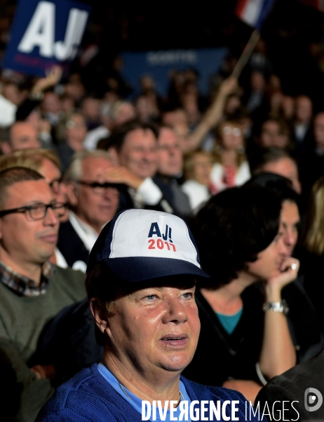 Alain Juppé / Grand meeting régional au Zénith de Paris