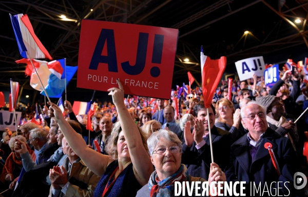 Alain Juppé / Grand meeting régional au Zénith de Paris