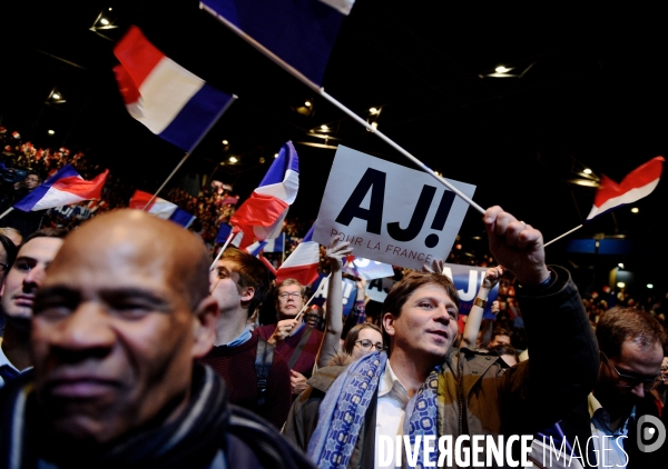 Alain Juppé / Grand meeting régional au Zénith de Paris