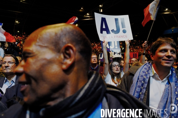 Alain Juppé / Grand meeting régional au Zénith de Paris