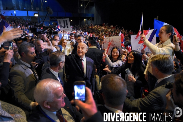 Alain Juppé / Grand meeting régional au Zénith de Paris