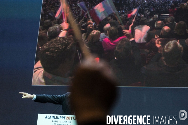 Meeting d Alain Juppé au Zenith.