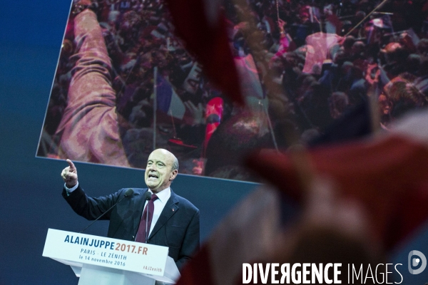 Meeting d Alain Juppé au Zenith.