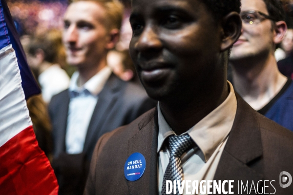 Meeting d Alain Juppé au Zenith.