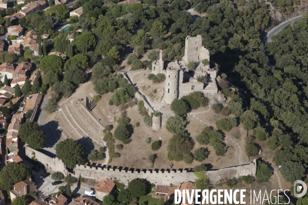 Vue aérienne du golfe de Saint Tropez