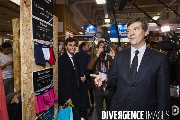 Arnaud Montebourg au Salon du Made in France
