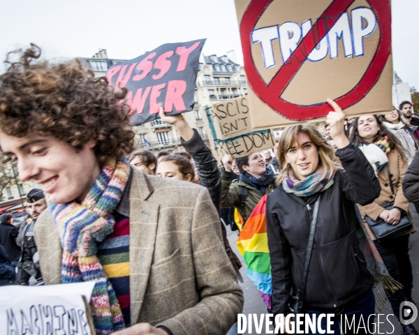 Manif Anti-Trump...in Paris !