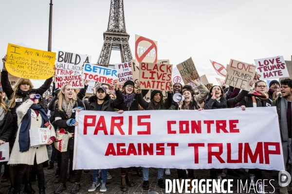 Manif Anti-Trump...in Paris !