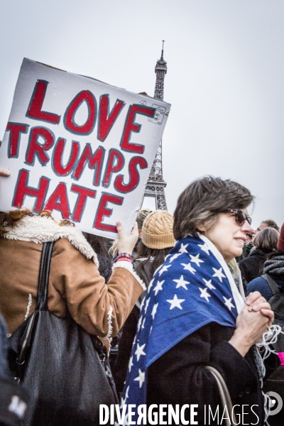 Manif Anti-Trump...in Paris !