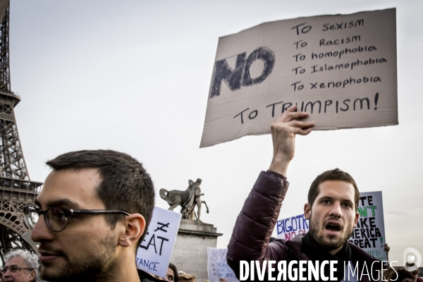 Manif Anti-Trump...in Paris !