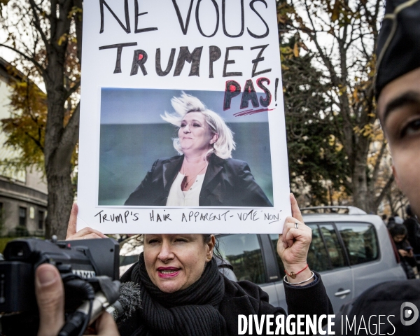 Manif Anti-Trump...in Paris !
