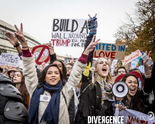 Manif Anti-Trump...in Paris !