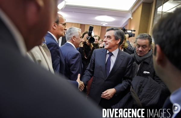 François Fillon avec Serge Dassault