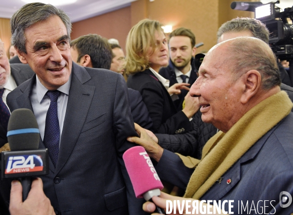 François Fillon avec Serge Dassault