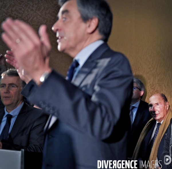 François Fillon avec Serge Dassault