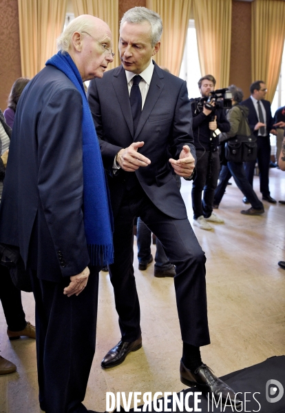 François Fillon avec Serge Dassault