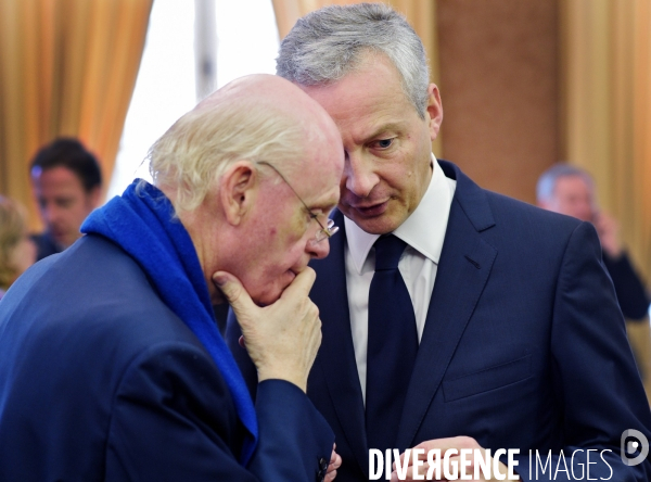 François Fillon avec Serge Dassault