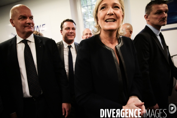 Fn - inauguration du qg de campagne