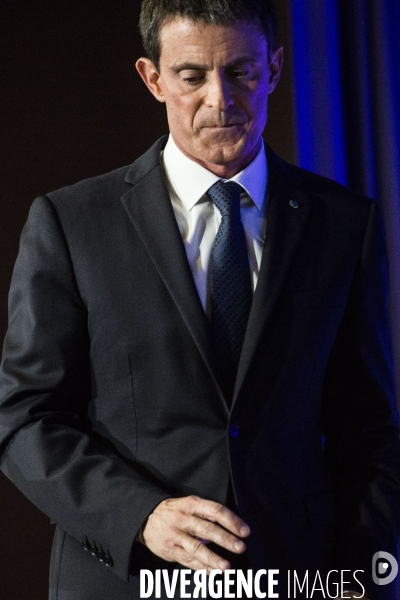 Manuel Valls à Cergy-Pontoise.