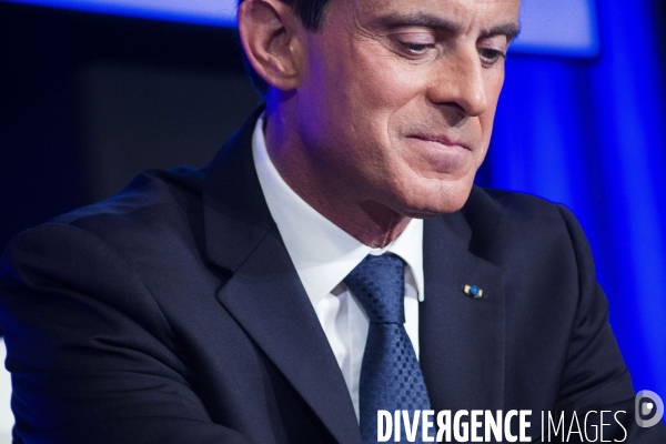 Manuel Valls à Cergy-Pontoise.