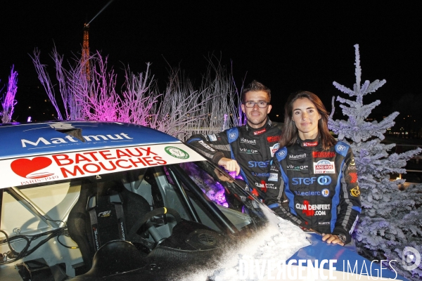 Trophee Andros. Presentation Margot Laffite et Olivier Pernaut.