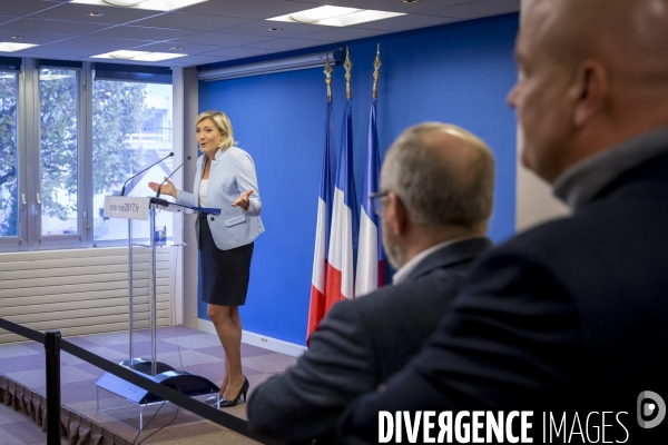 Marine Le Pen réagi sur l élection de Trump