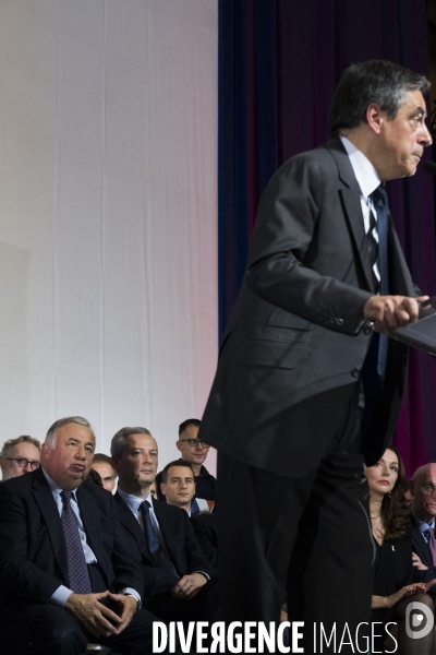 Dernier meeting de François Fillon, porte de Versailles.