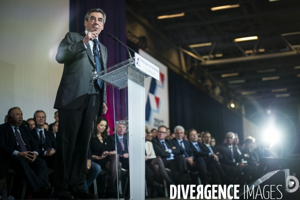 Dernier meeting de François Fillon, porte de Versailles.