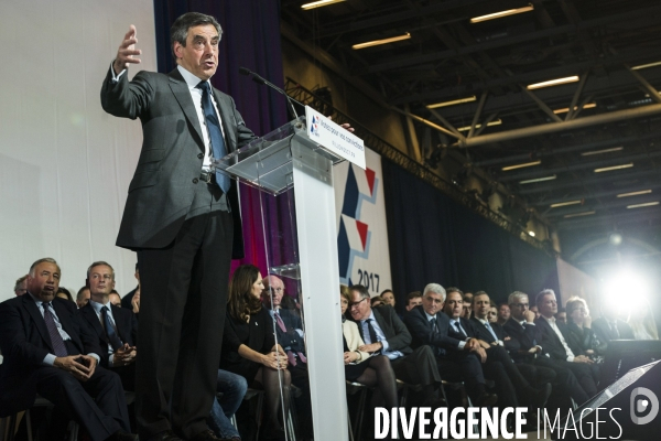 Dernier meeting de François Fillon, porte de Versailles.