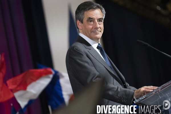 Dernier meeting de François Fillon, porte de Versailles.